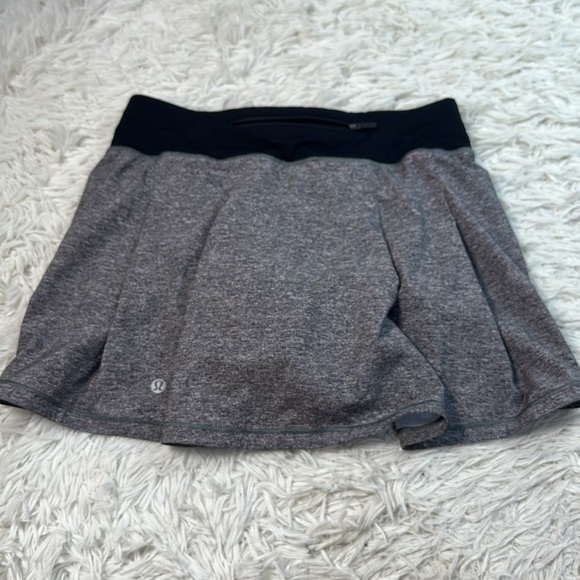 Lululemon Pace Rival Skirt (Tall) *No Panels 15" Heather Lux Multi Black / Black - Picture 4 of 6